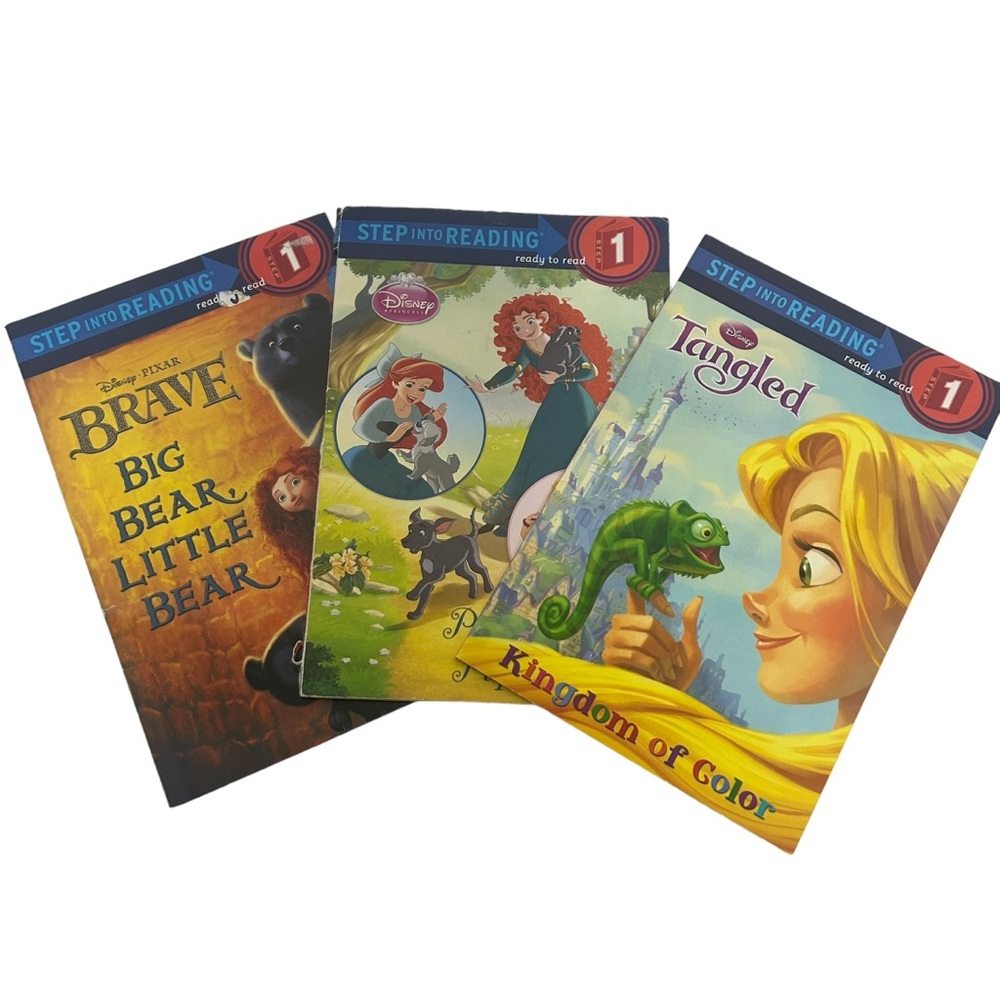 Step into Reading Level 1 Set of 3 Kids Books